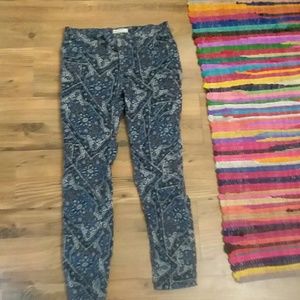 Free People mini cord skinnys